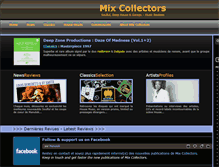 Tablet Screenshot of mixcollectors.com